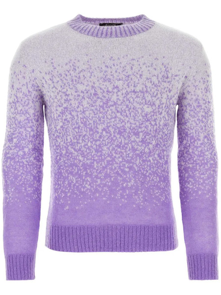  Mcm Two-tone Knitted Sweater - Purple 