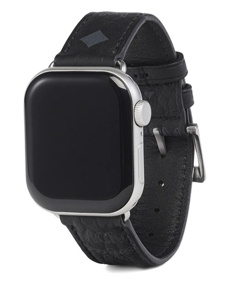 Mcm Visetos Apple Watch Band - Black 