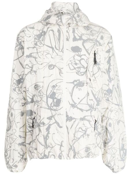  Mcq Graphic-print Jacket - White 