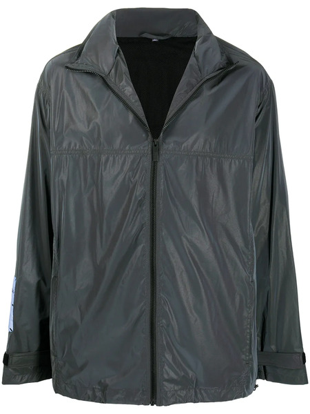  Mcq High-neck Zipped Jacket - Grey 