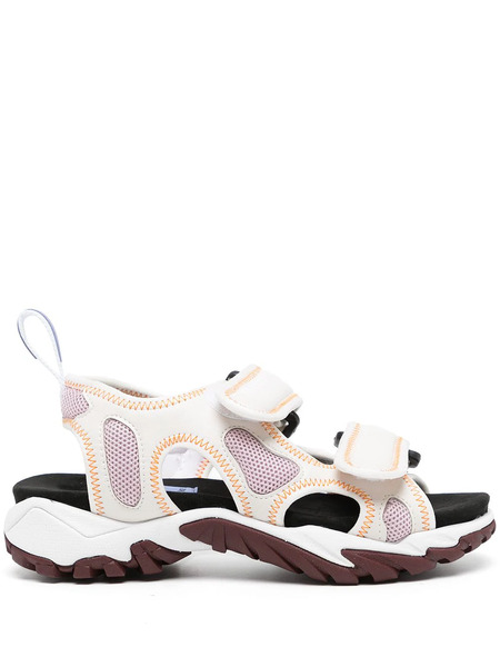  Mcq Panelled Touch-strap Sandals - White 