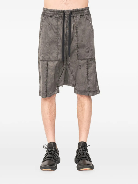  Md75 Drawstring Linen Short Pants - Grey 