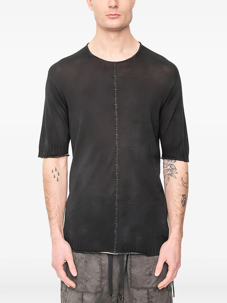  Md75 Knitted Stitch T-shirt - Black 