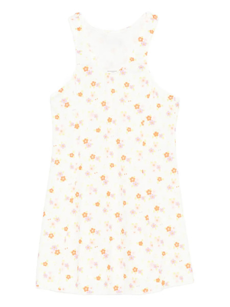  Me Fui Floral-print Dress - White 
