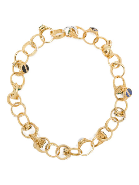  Medea Edwardian Ring-chain Necklace - Gold 
