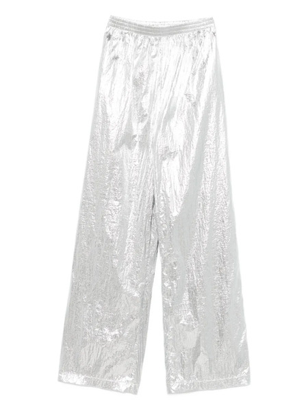  Medeea Metallic-effect Trousers - Silver 