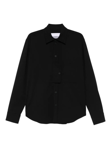  Medeea Reversed-pocket Shirt - Black 