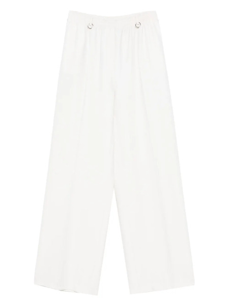  Medeea Ring-embellished Trousers - White 