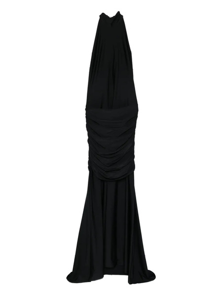 Medeea Rings-details Maxi Dress - Black 