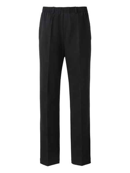  Medeea Side Seam Pockets Wool Trousers - Black 