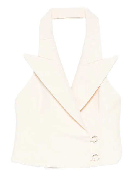  Medeea V-neck Vest - Neutrals 