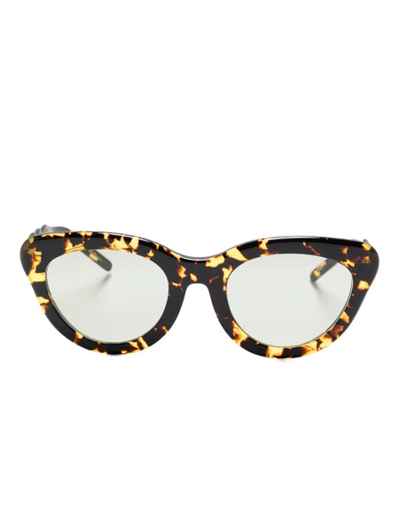  Megane And Me Brook Tortoiseshell-pattern Sunglasses - Brown 