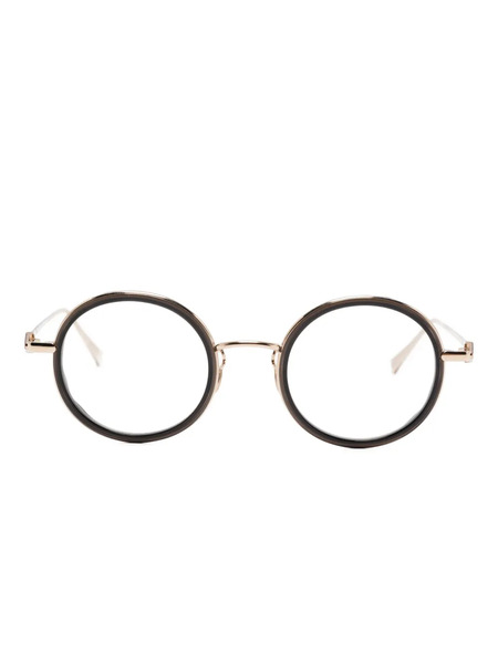  Megane And Me Round-frame Glasses - Black 