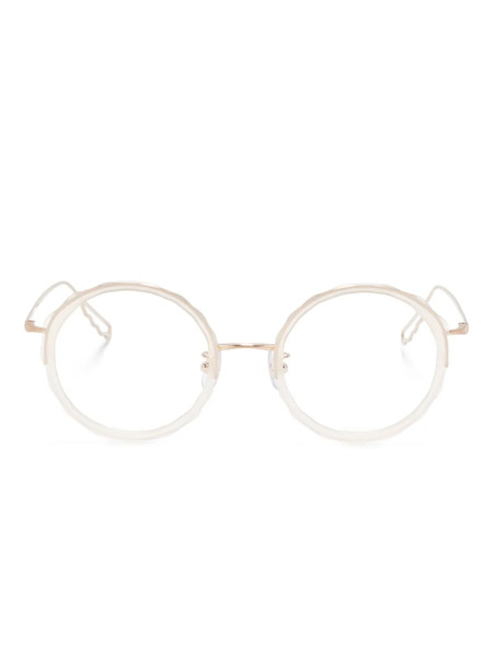  Megane And Me Round-frame Glasses - Gold 