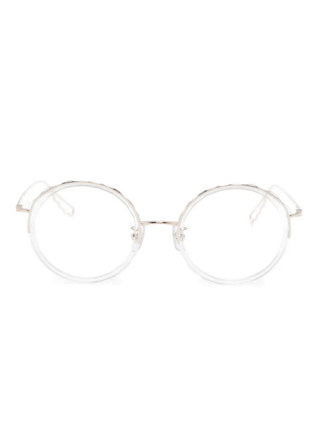  Megane And Me Round-frame Glasses - White 
