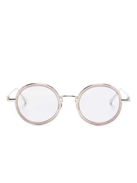  Megane And Me Round-frame Sunglasses - Silver 