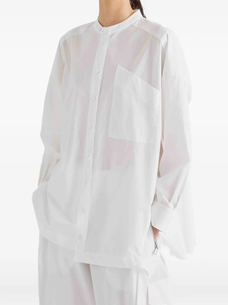  Meimeij Pocket Collared Shirt - White 