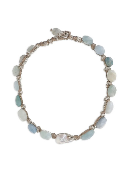  Mela Embellished Necklace - Neutrals 