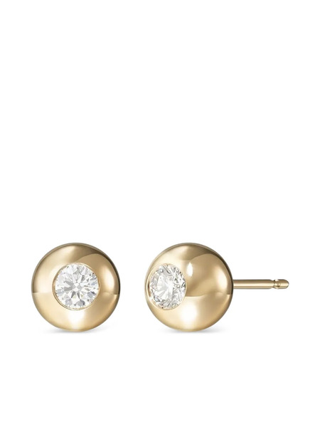  Melissa Kaye 18k Yellow Gold Medium Audrey Diamond Earrings 