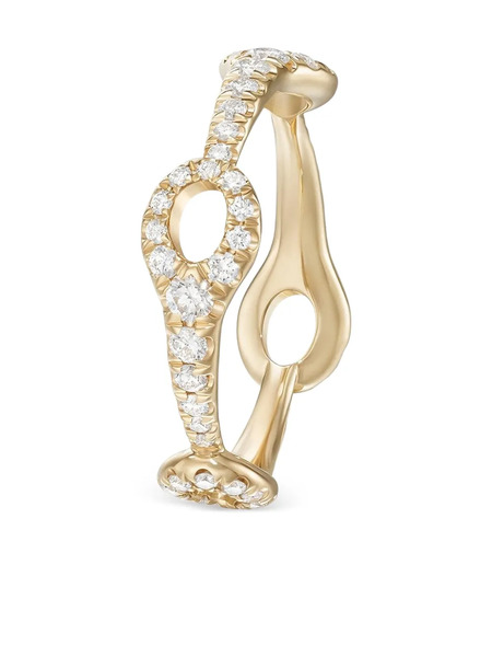  Melissa Kaye 18k Yellow Gold Small Lola Diamond Needle Ring 