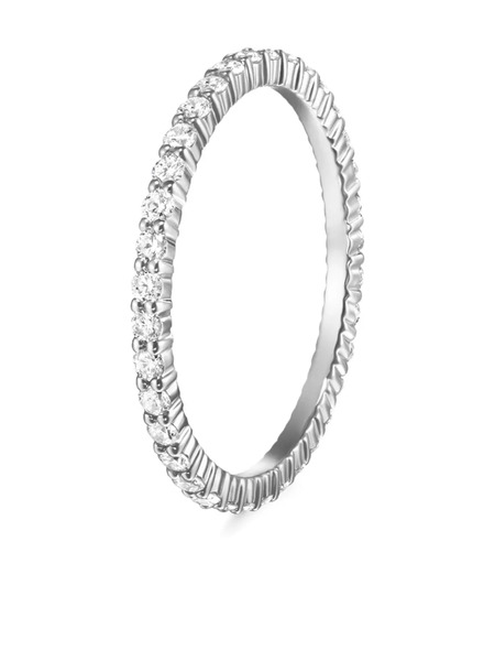  Melissa Kaye Sadie Eternity Band Ring - Silver 