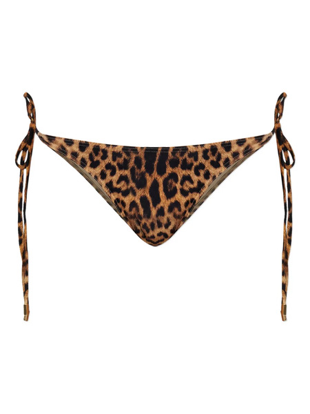  Melissa Odabash Animal-print Bikini Bottoms - Brown 