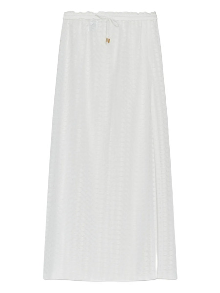  Melissa Odabash Drawstring Maxi Skirt - White 