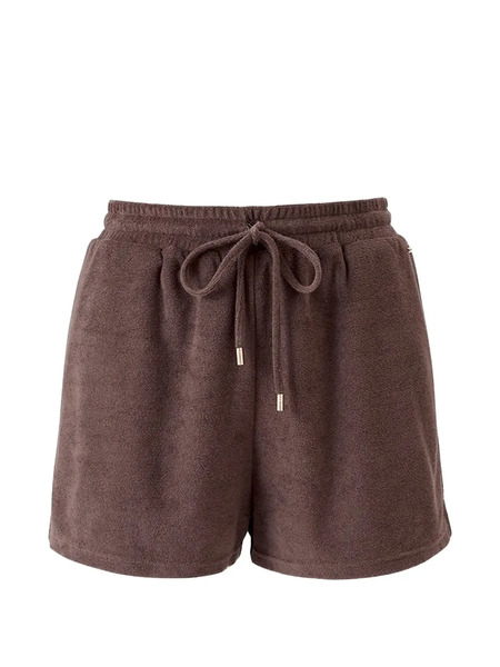  Melissa Odabash Laura Drawstrings Shorts - Brown 