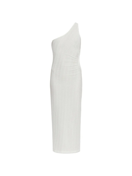  Melissa Odabash Lizzie One-shoulder Maxi Dress - White 