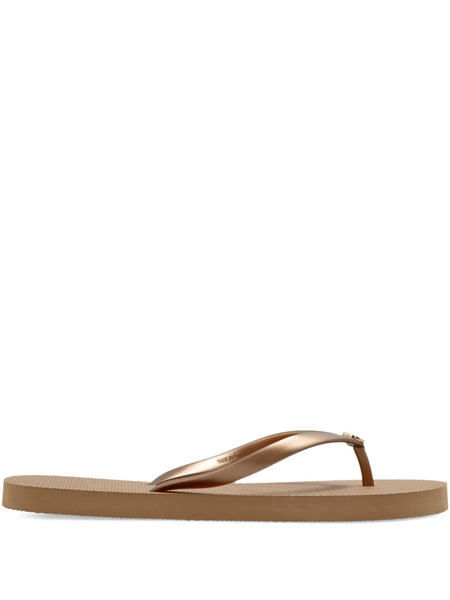  Melissa Odabash Logo-detail Flip Flop - Neutrals 