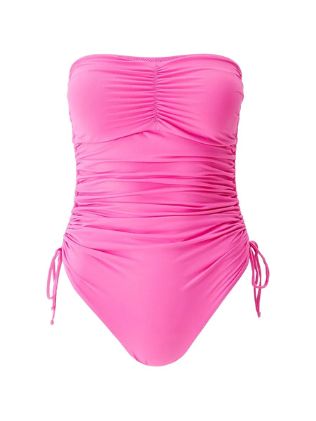  Melissa Odabash Ruched-tie Swimsuit - Pink 