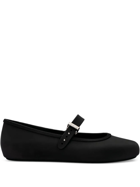  Melissa Soft Buckle-strap Ballerinas - Black 