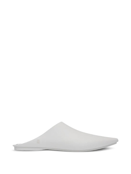  Melissa X 10 Corso Como Logo-print Pointed-toe Mules - White 