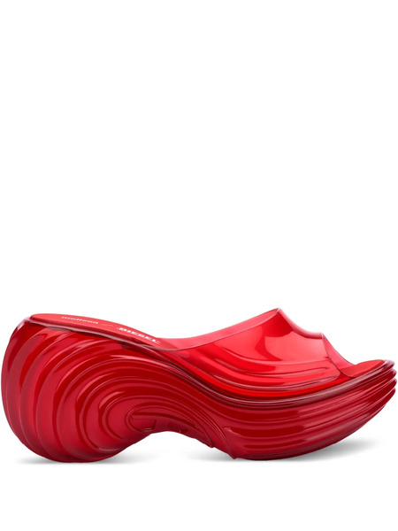  Melissa X Diesel Quantum Platform Wave Slides - Red 
