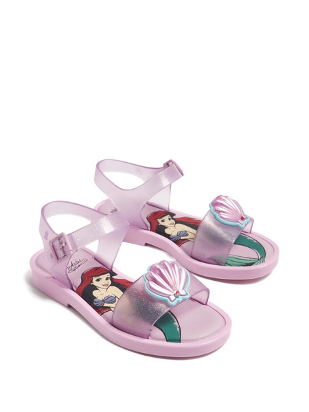  Melissa X Disney Themed-appliqué Sandals - Pink 