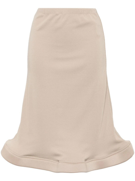  Melitta Baumeister Circle-bottom Midi Skirt - Brown 