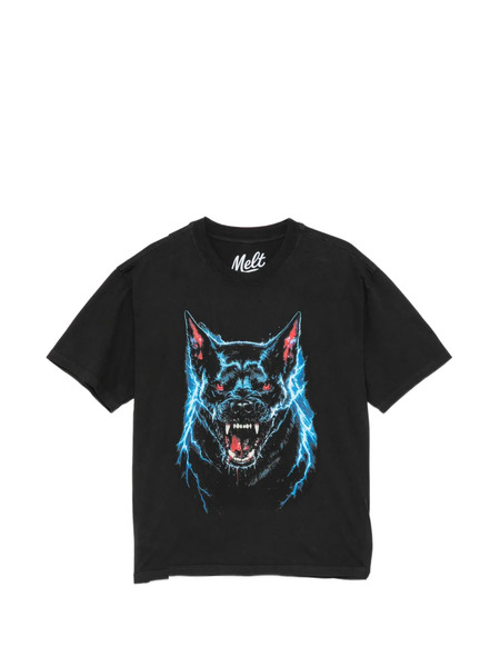  Melt Dog Graphic T-shirt - Black 
