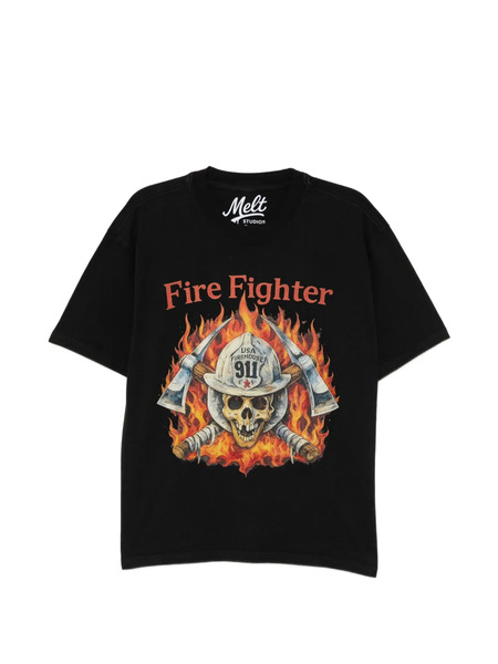  Melt Graphic-print T-shirt - Black 