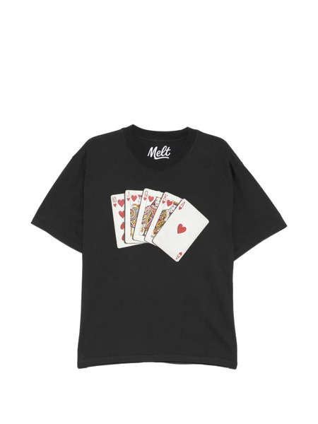  Melt Graphic-print T-shirt - Black 