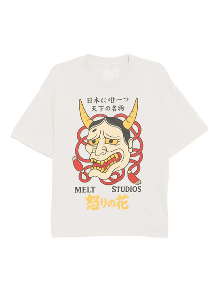  Melt Graphic-print T-shirt - Neutrals 