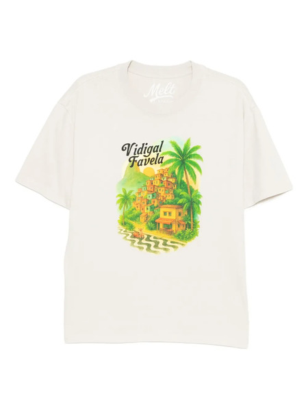  Melt Graphic-printed T-shirt - Neutrals 