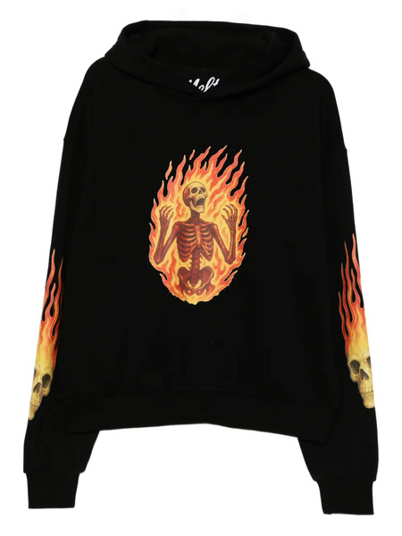  Melt Printed Hoodie - Black 
