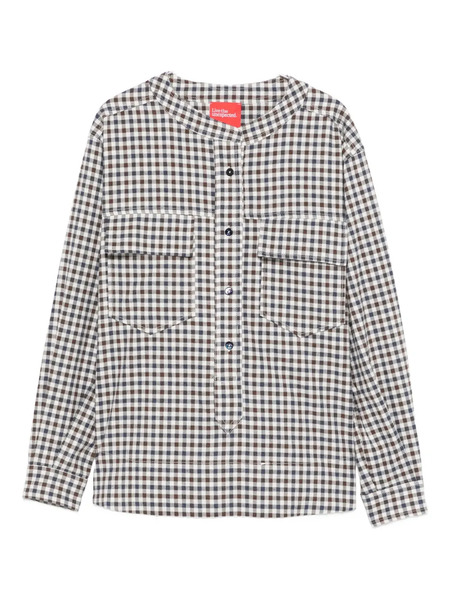  Merci Check-print Shirt - Brown 