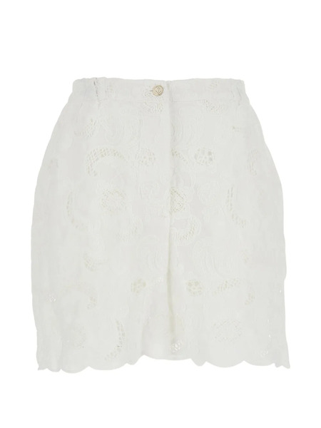  Merci Lace Shorts - White 