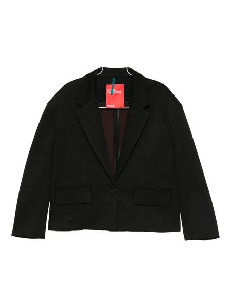  Merci Single-button Blazer - Black 