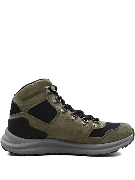  Merrell Suede Leather Lace-up Trainers - Green 