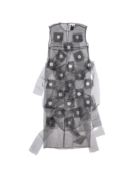  Meryll Rogge Eyelet Fringed Dress - Black 