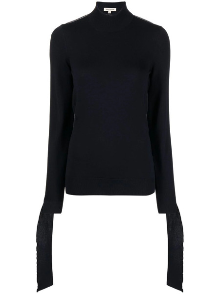  Meryll Rogge Fine-knit Open-back Jumper - Blue 