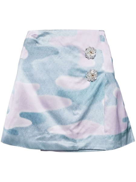  Meryll Rogge Graphic-print Mini Skirt - Purple 