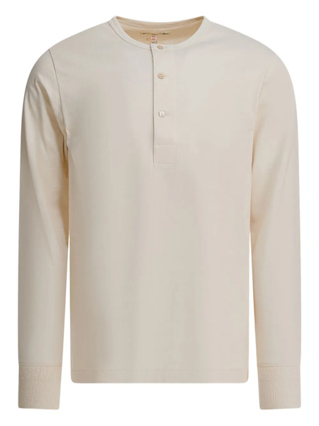  Merz B. Schwanen Button-up Long-sleeve T-shirt - Neutrals 